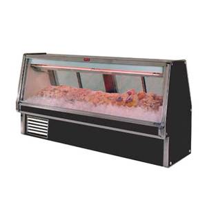 Howard McCray SC-CFS34E-6-BE 76.5" Refrigerated Fish/Poultry Display Case Black Exterior