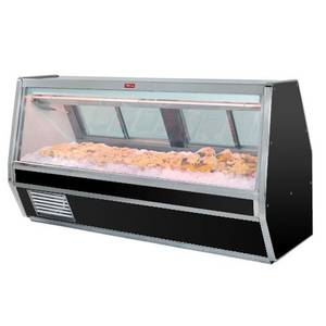 Howard McCray SC-CFS40E-8-BE 100.5" Refrigerated Fish/Poultry Display Case Black Exterior