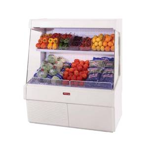 Howard McCray SC-OP30E-3-L-S-LED 39"x72" Refrigerated Ovation Produce Open Display Case White