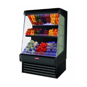 Howard McCray SC-OP30E-3-B-LS 39"x72" Refrigerated Ovation Produce Open Display Case Black
