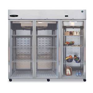 Hoshizaki CR3S-FGE 74.3 Cu.ft Three Full Glass Door Reach In Refrigerator