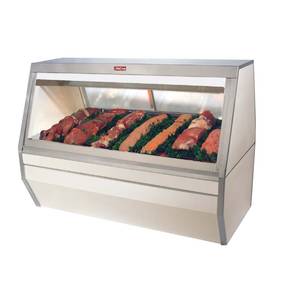 Howard McCray SC-CMS35-12 143" Refrigerated Red Meat Display Case Double Duty White