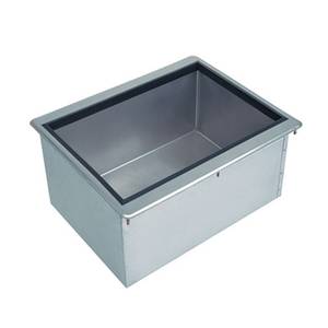 Advance Tabco D-12-IBL-X 18" Stainless Steel Drop-In Ice Bin 23lb Ice Capacity