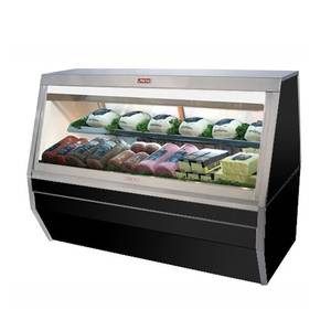 Howard McCray SC-CDS32E-4-BE-LED 50" Refrigerated Deli Meat & Cheese Display Case Black