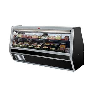 Howard McCray SC-CDS40E-4C-BE-LED 52.5" Refrigerated Deli Display Case Straight Glass Black