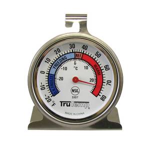 Taylor Precision 3507 TruTemp Refrigerator/Freezer Thermometer 2-1/4" Dial