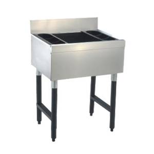 Advance Tabco SLI-16-24-7 23" Underbar Ice Bin Cocktail Station w/ 16" Deep Chest