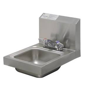 Advance Tabco 7-PS-22 Wall Mount Hand Sink 9"x9"x5" Bowl Fixed Deck Mount Faucet