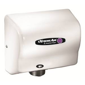 American Dryer CPC9 ExtremeAir Automatic Hand Dryer And Sanitizer White ABS