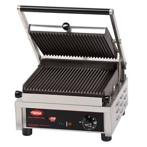 Hatco MCG10G 10" Multi Contact Grill Top & Bottom Grooved Plate Single