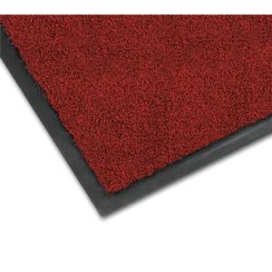 APEX Foodservice Mats 0434-332 3' x 5' Atlantic Olefin Foot Scraper Floor Mat Crimson