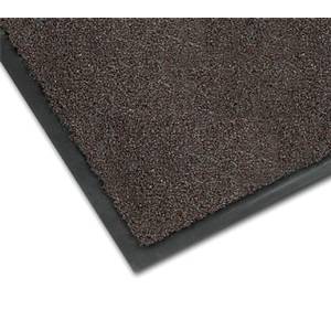APEX Foodservice Mats 0434-316 3' x 5' Atlantic Olefin Foot Scraper Floor Mat Dark Toast
