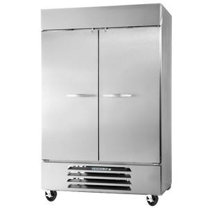 Beverage Air RB49HC-1S 49cf Two Solid Door S/s Reach-In Refrigerator