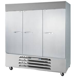 Beverage Air FB72HC-1S 72cf Three Solid Door S/s Reach-In Freezer