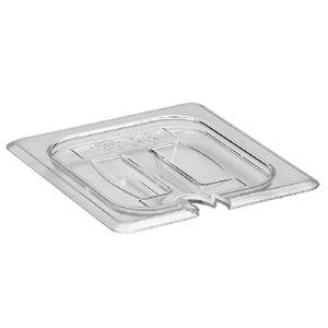 Cambro 60CWCHN135 Camwear 1/6 Size Notched Food Pan Cover With Handle