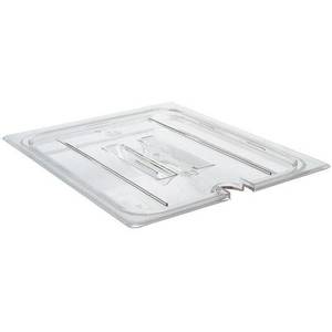 Cambro 40CWCHN135 Camwear 1/4 Size Notched Food Pan Cover With Handle
