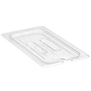 Cambro 30CWCHN135 Camwear 1/3 Size Notched Food Pan Cover With Handle