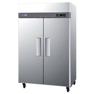Turbo Air JR45-2 42.9cf J Series S/s Top Mount Two Solid Door Refrigerator