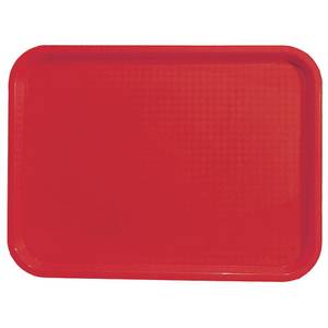 Update International FFT-1216RD 12" x 16" Red Fast Food Tray