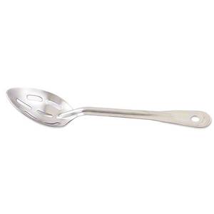 Browne Foodservice 4774 15"L Renaissance Stainless Steel Slotted Serving Spoon