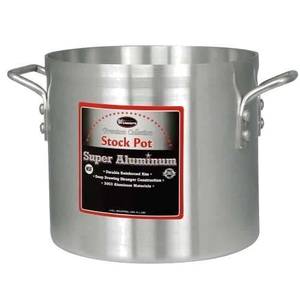 Winco ALST-32 32qt Professional Stock Pot Aluminum NSF