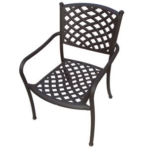 Plantation Prestige 8751100-0440 Madrid Stackable Dining Chair Chocolate Finish