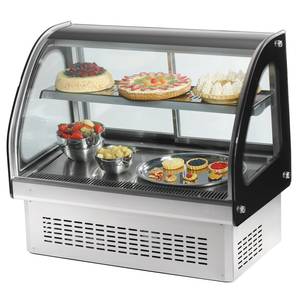 Vollrath 40844 60" Refrigerated Display Cabinet Curved Glass Front
