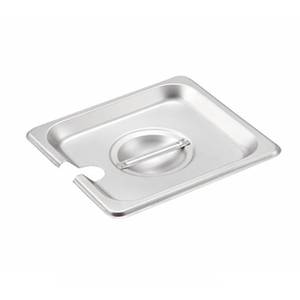 Winco SPCS 1/6 Size Stainless Steel Slotted Steam Table Pan Cover