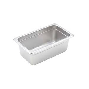 Winco SPSCQ Solid 1/4 Size Steam Table Pan Cover