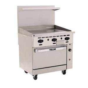 Vulcan 36C-36GT Endurance Range 36" Thermostat Griddle with Convection Oven