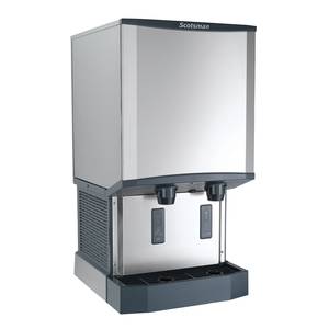 Scotsman HID540AW-1 500lb Meridian Ice Maker Dispenser Wall Mount 40lb Bin Cap.