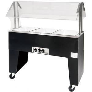 Advance Tabco B3-240-B 47" Electric 3 Hot Food Wells Portable Hot Food Table 240v