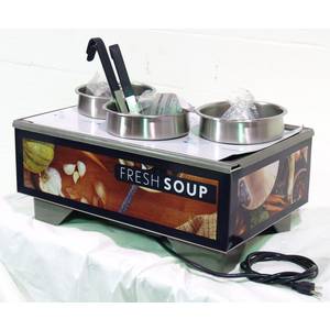 Vollrath 720201002 - On Clearance - Full Size Soup Merchandiser w/ 4 Qt Accessory Pack, Tuscan