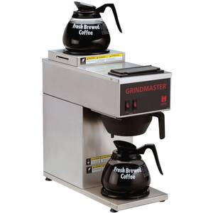 Grindmaster-Cecilware CPO-2P-15A Single Portable S/s Coffee Brewer w/ 2 Warmers-Top & Bottom