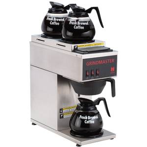 Grindmaster-Cecilware CPO-3P-15A Single Portable S/s Coffee Brewer (3) Warmes-2 Top 1 Bottom