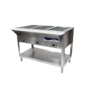 Radiance RST-4P-240 58" Electric S/s Hot Food Steam Table w/ 4 Top Openings