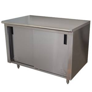 Advance Tabco CB-SS-245M Advance Tabco 24in x 60in Cabinet Base w/ Sliding Doors