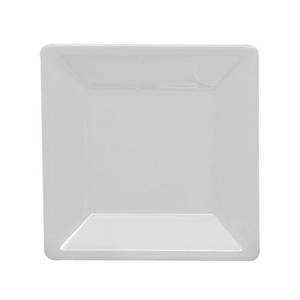 Thunder Group PS3211W 10-1/4" Square Melamine Plate Passion White, NSF