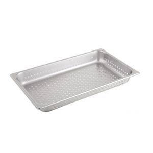 Winco SPFP2 S/s Perforated Steam Table Pan Full Size 2-1/2" Deep NSF
