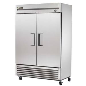 True T-49-HC 49 Cu.Ft Two-Section Stainless Reach-in Refrigerator