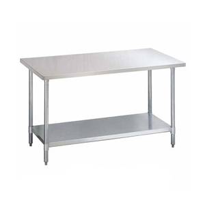 Green World by Turbo Air TSW-2472S 24"W x 72"L High Quality S/s Flat Top Work Table