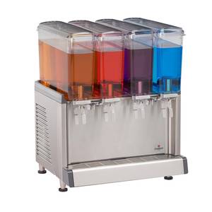 Grindmaster-Cecilware CS-4E-16-S Crathco (4) 2.4 Gal Bowl Beverage Dispenser Spray Model 
