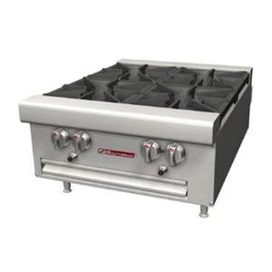 Southbend HDO-24 24" Countertop Gas Hotplate with (4) 33,000 BTU Burners