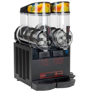 Grindmaster-Cecilware NHT2ULBL Double Granita Machine (2) 2.5 Gal Dispensers Black
