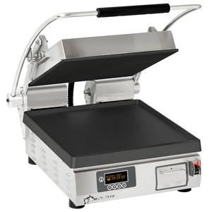 Star PST28IE Pro-Max Panini Sandwich Grill - Iron/Smooth-14 X 28 