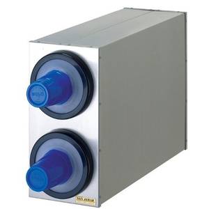 San Jamar C2802 EZ-Fit Beverage Dispenser Box System w/ 2 EZ-Fit Dispensers