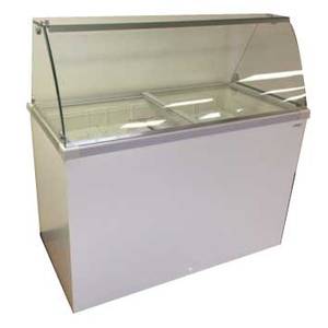 8 Flavor Deluxe Ice Cream Dipping Cabinet 13.6 Cu.Ft 