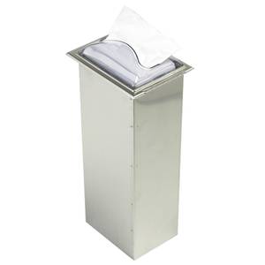 San Jamar H2003CLSS Countertop Napkin Dispenser Holds 750+ Inter-Fold Napkins