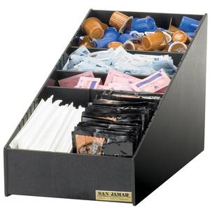 San Jamar L2900 Countertop Condiment & Straw Organizer 