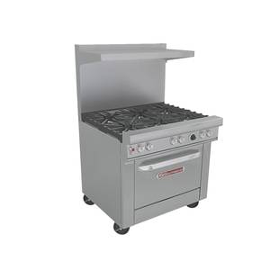 Southbend 4361C Ultimate 36" Range w/ 6 Burners with S/s Cabinet Base